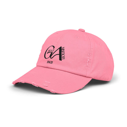 GA Logo Unisex Distressed Cap