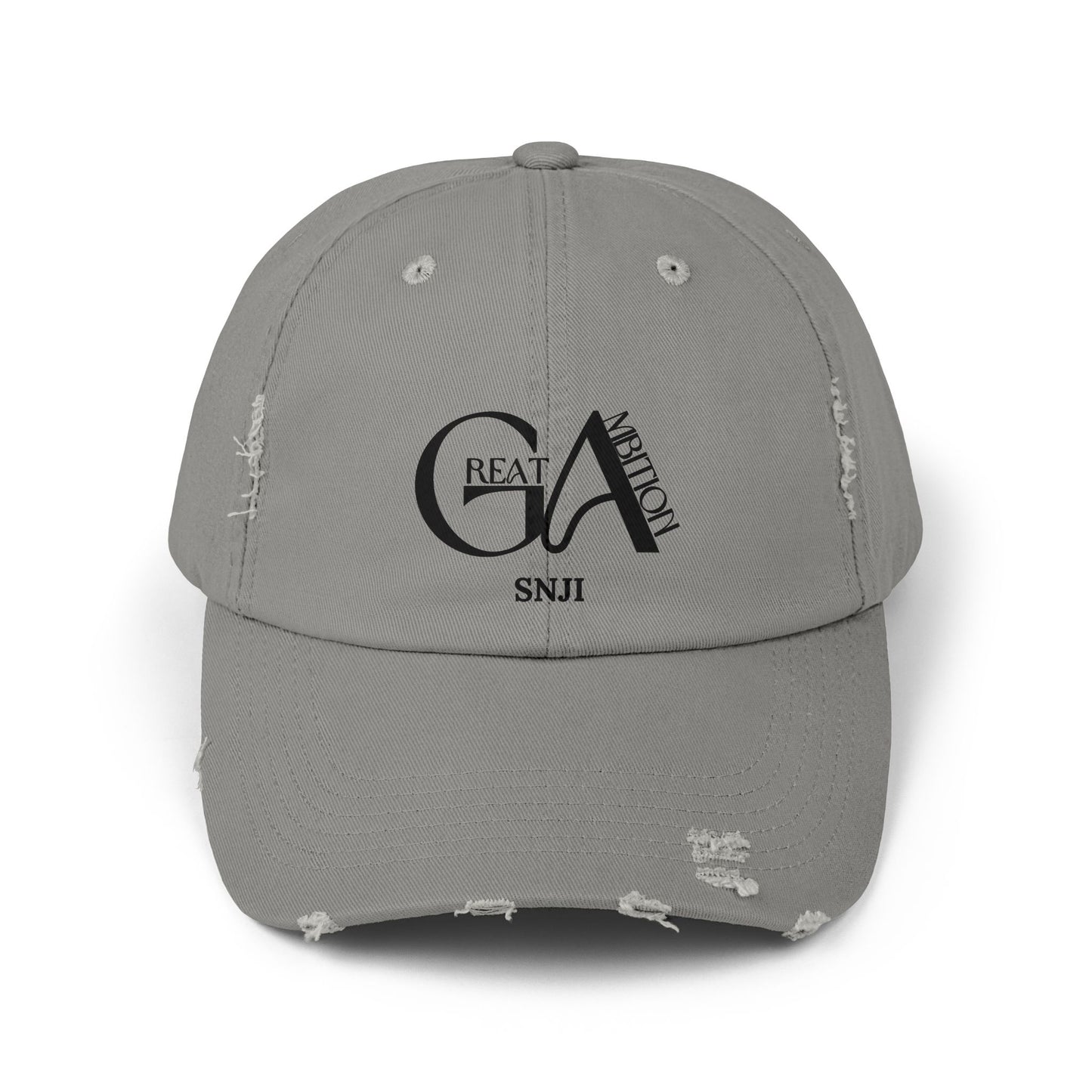 GA Logo Unisex Distressed Cap